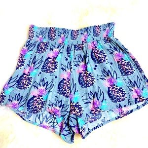 Target Pineapple Print Pull on Shorts